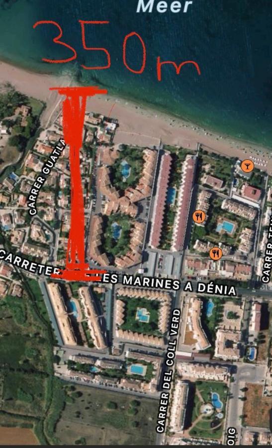 Meernahes Ferienapartment Elia Dénia Exterior foto